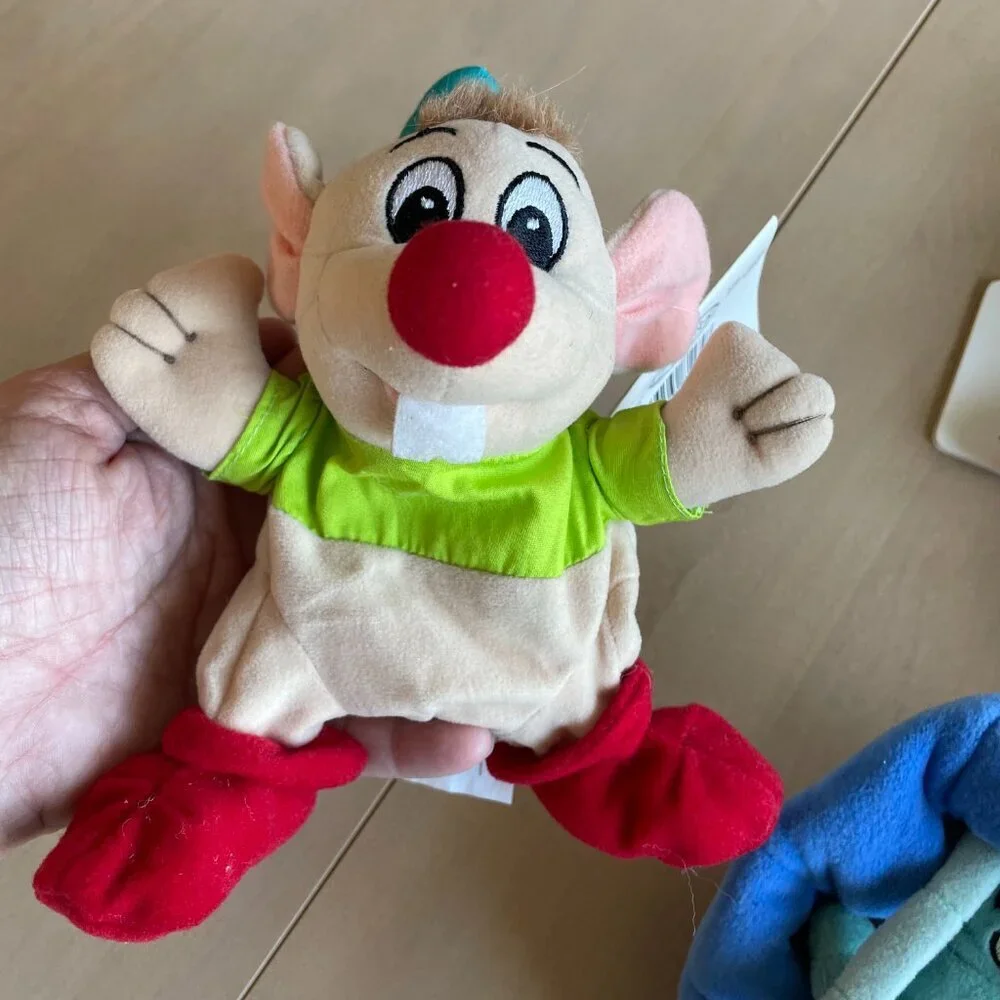 Bundle of Vintage Disney Store It's‎ A Small World Bean Bag Plush Toys